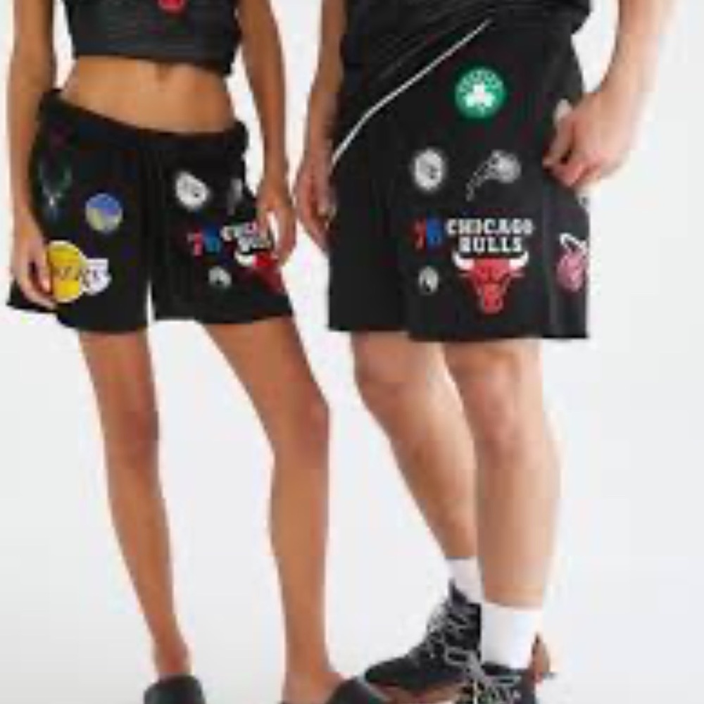 NBA NWOT Unisex Team Logo Shorts